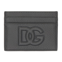 Gray DG Logo Card Holder 241003M163012