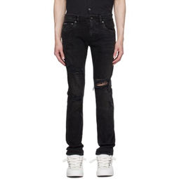 Black Five-Pocket Jeans 232003M186003