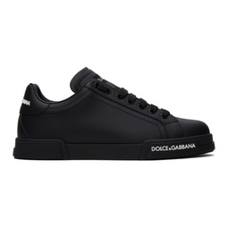 Black Hardware Sneakers 241003M237019