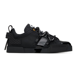 Black Portofino Sneakers 241003M237029