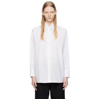 White Oversized Shirt 232003F109003