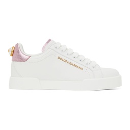 White Portofino Sneakers 222003F128000
