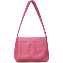 Pink Logo Shoulder Bag 241003F048018