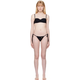 Black Balconette Bikini 241003F105000