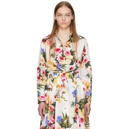 Multicolor Floral Shirt 241003F109001