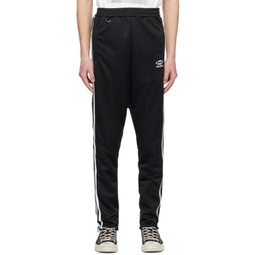 Black Invisible Track Pants 231038M190000
