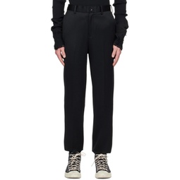 Black Toe Covered Trousers 231038M191006