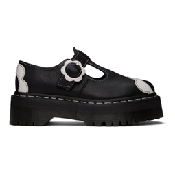 Black Bethan Leather Platform Loafers 241399F120017