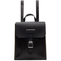 Black Mini Leather Backpack 241399F042003