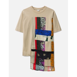 Boxy-Fit T-Shirt with Patchwork Flag