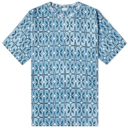 Dries Van Noten Hertz Print T-Shirt Blue