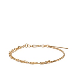 Dries Van Noten Double Chain Bracelet Gold