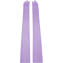 Purple Shiny Gloves 232358F012001