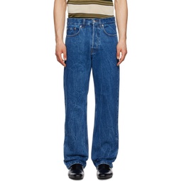 Blue Washed Jeans 231358M186009