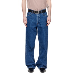 Indigo Loose Fit Jeans 231358M186010