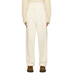 Off-White Creased Trousers 232358M191038