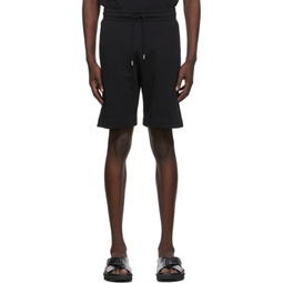 Black French Terry Shorts 221358M193027