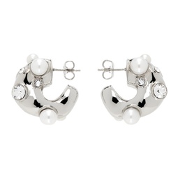 Silver Brass Earrings 241358F022002