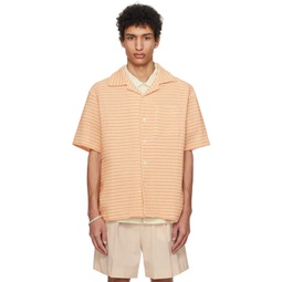 Orange La Chemise Tweed Shirt 241572M192006