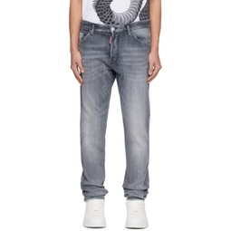 Gray Cool Guy Jeans 241148M186030