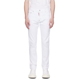 White Cool Guy Jeans 232148M186001