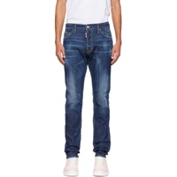 Blue Faded Cool Guy Jeans 222148M186024