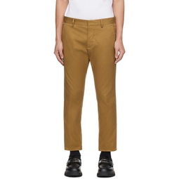 Brown Cool Guy Trousers 241148M191002