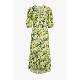 Tati floral-print crepe midi dress