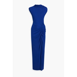 Apollo ruched jersey maxi dress