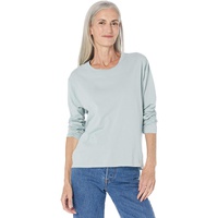 Dylan by True Grit Cotton Jersey Long Sleeve Mid-Rise Crew