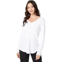 Womens Dylan by True Grit Long Sleeve V-Neck
