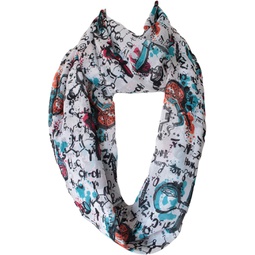 Etwoas Colorful Chemistry Infinity Scarf Science Circle Scarf