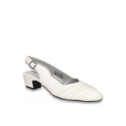 Easy Street Womens Bates Slingback Pump - White