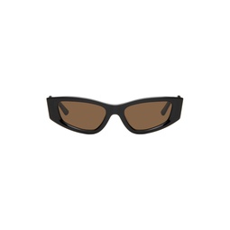 SSENSE Exclusive Black The Tilt Sunglasses 241830F005000