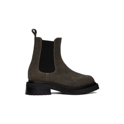 Gray Mike Chelsea Boots 241830M223001