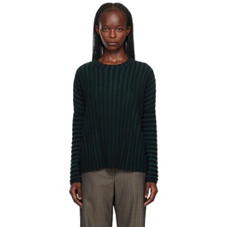 Black   Green Keyboard Sweater 232830F096001