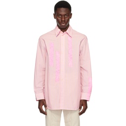 Pink Striped Shirt 241470M192014