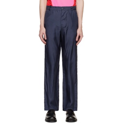 SSENSE Exclusive Navy Trousers 222470M191009