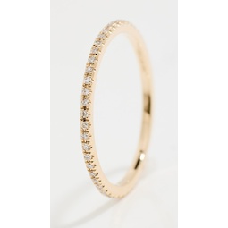 14k Gold Diamond Eternity Stack Ring