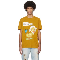 Yellow Goat T Shirt 241830M213008