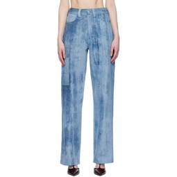 Blue Cargo Jeans 241790F069002