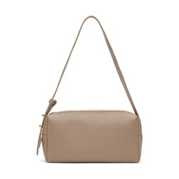Taupe Trousse Leather Bag 241790F048001