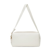 White Trousse Pebbled Leather Bag 241790F048002