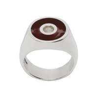 Silver Small Disc Ring 232979M147006