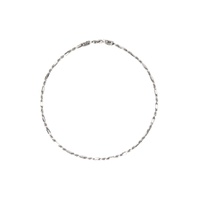 Silver Figaro Rope Chain Necklace 241883M145003