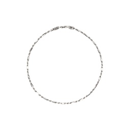 Silver Figaro Rope Chain Necklace 241883M145003
