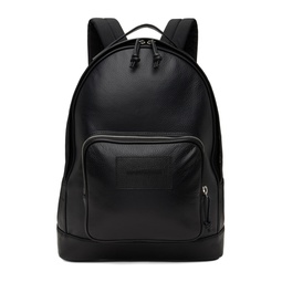 Black Rounded Backpack 241951M166001