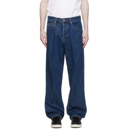 Navy 5 Pocket Jeans 241951M186015