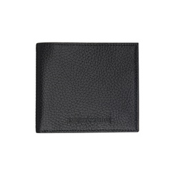 Black Tumbled Leather Wallet 241951M164002