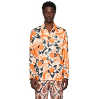 Orange Wildflower Pale Shirt 231500M192015